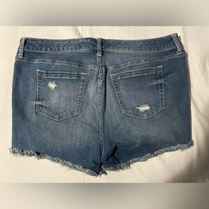 Torrid Jean Shorts with Lace Details 16